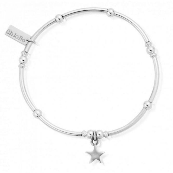 Silver Mini Noodle Ball Star Bracelet