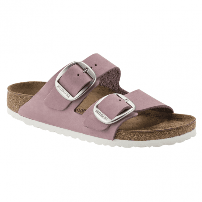 Nubuck Orchid Arizona Big Buckle Sandals