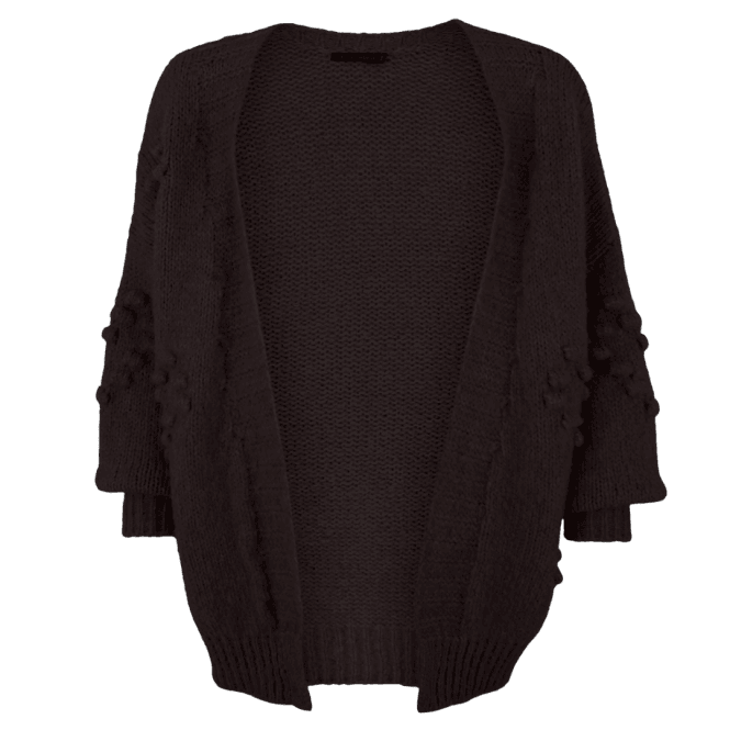 Black Carli Knit Cardigan