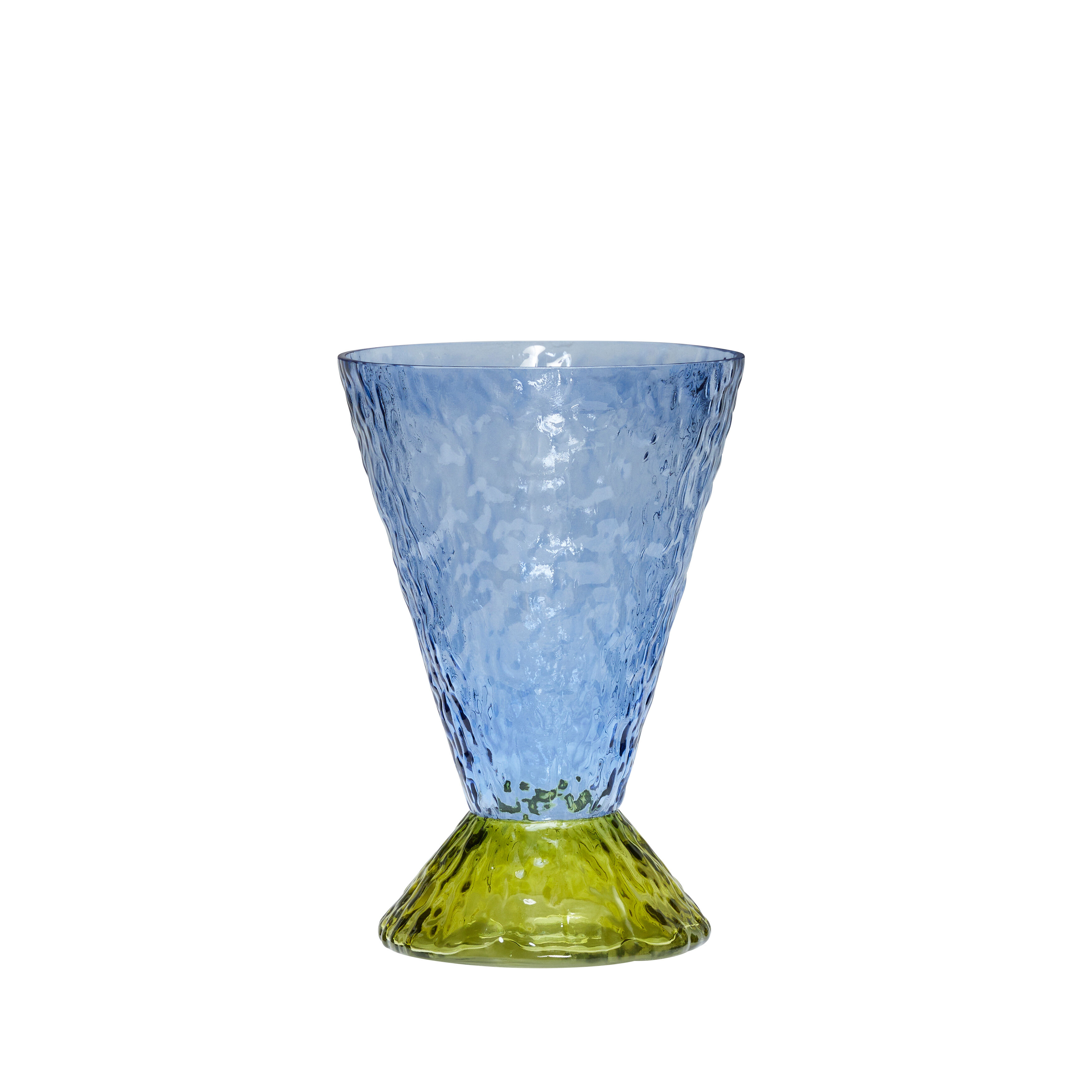 Abyss Light Blue & Olive Vase