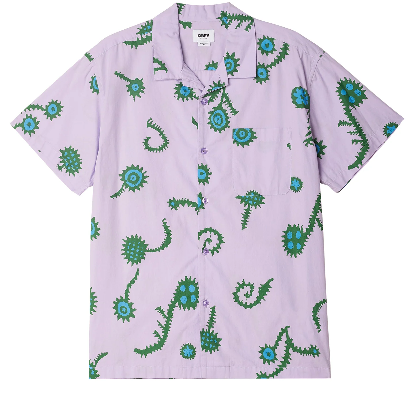 Dubbed Woven Shirt - Digital Lavender