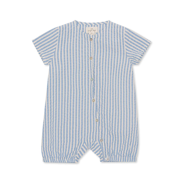 Ace Romper - Glacier Stripe