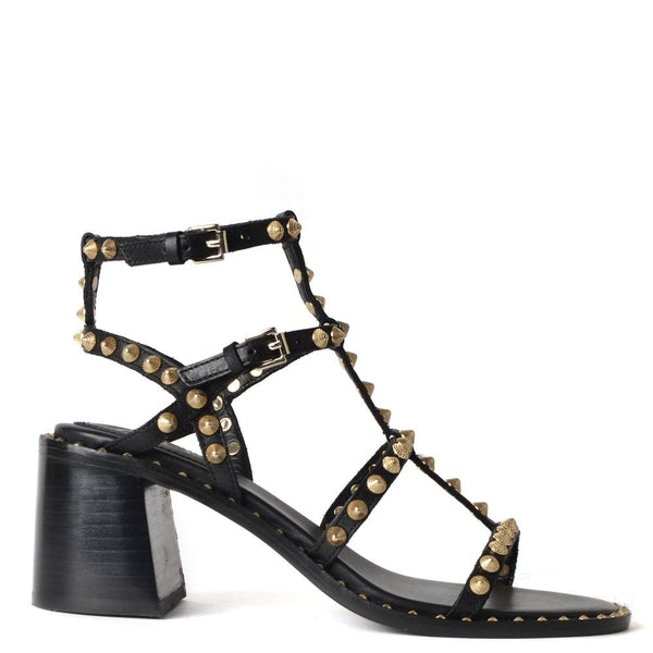 Jen Block Heel Sandal Black