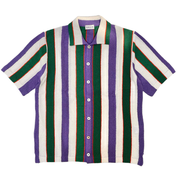 Holla Short Sleeve Stripe Polo Shirt