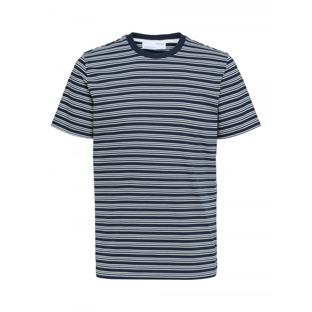 Navy Striped T Shirt