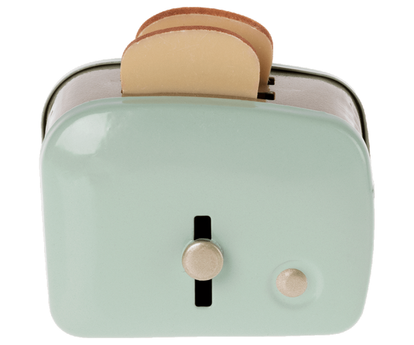 Mint Miniature Toaster with Bread