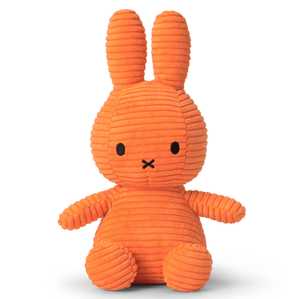 Orange Bunny Plush Corduroy