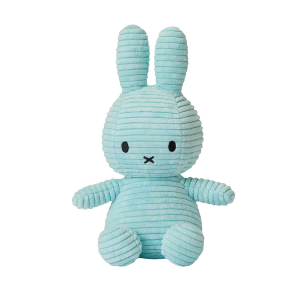 Small Light Blue Bunny Sitting Corduroy Plush