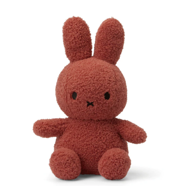 Medium Terra Cotta Bunny Sitting Recycled Plush