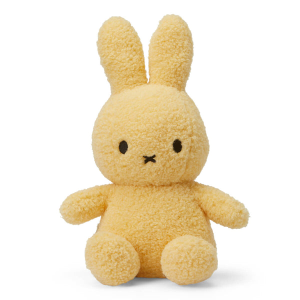 Medium Yellow Bunny Sitting Recycled Plush