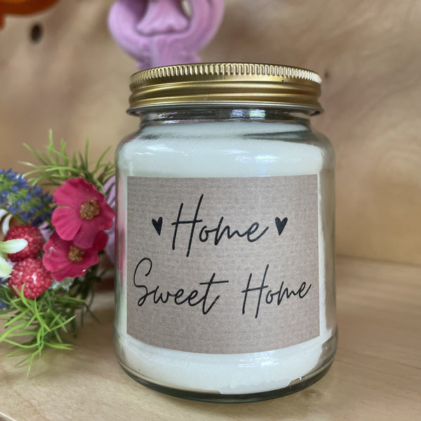 Home Sweet Home Scented Natural Soy Candle