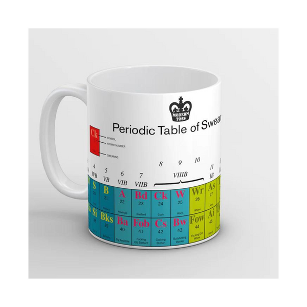 Periodic Table Of Swearing Mug