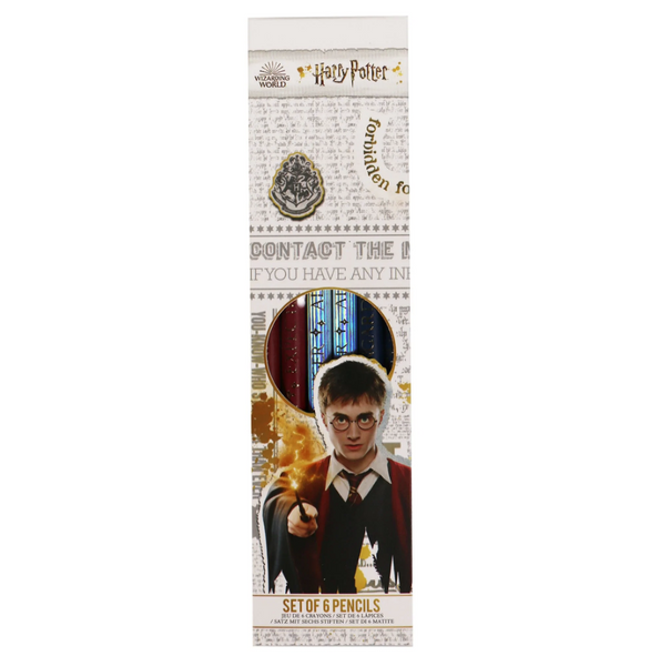 Set Of 6 Harry Potter (wands) Pencils