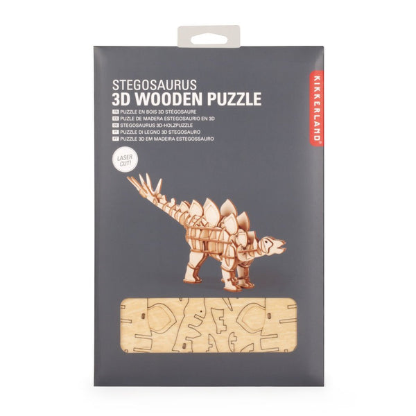 Stegosaurus 3d Wooden Puzzle