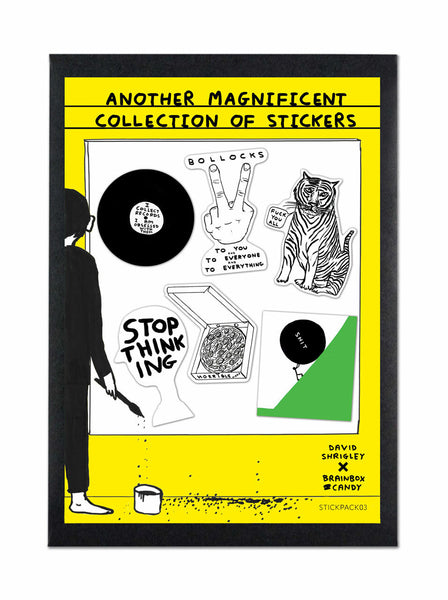 David Shrigley Sticker Set 3