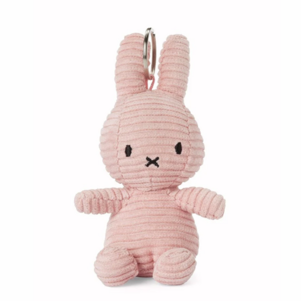 Pink Light Corduroy Keyring