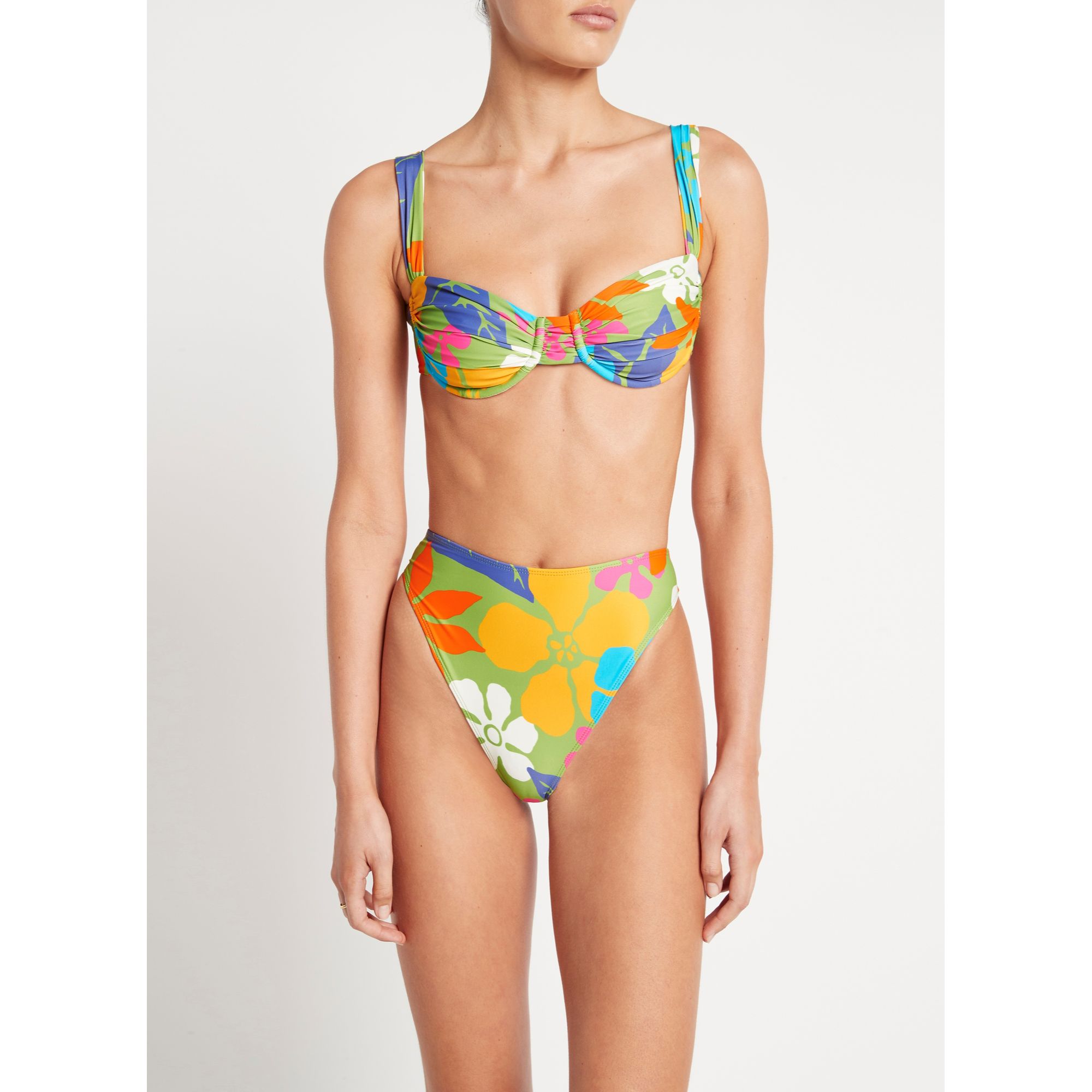 Sol Bikini Top in Costa Rei Floral Print