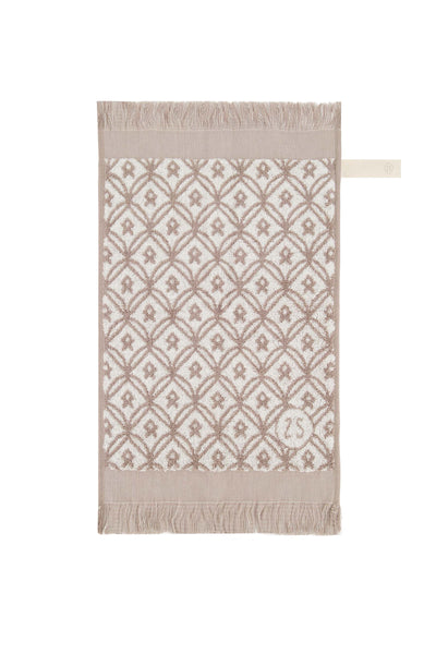 Guest towel mosaic 30x55cm Off White/Leem