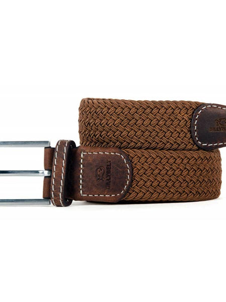 Woven Elastic Belt Brown Camel - Size 0