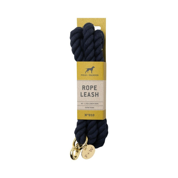 Navy Rope Dog Leash