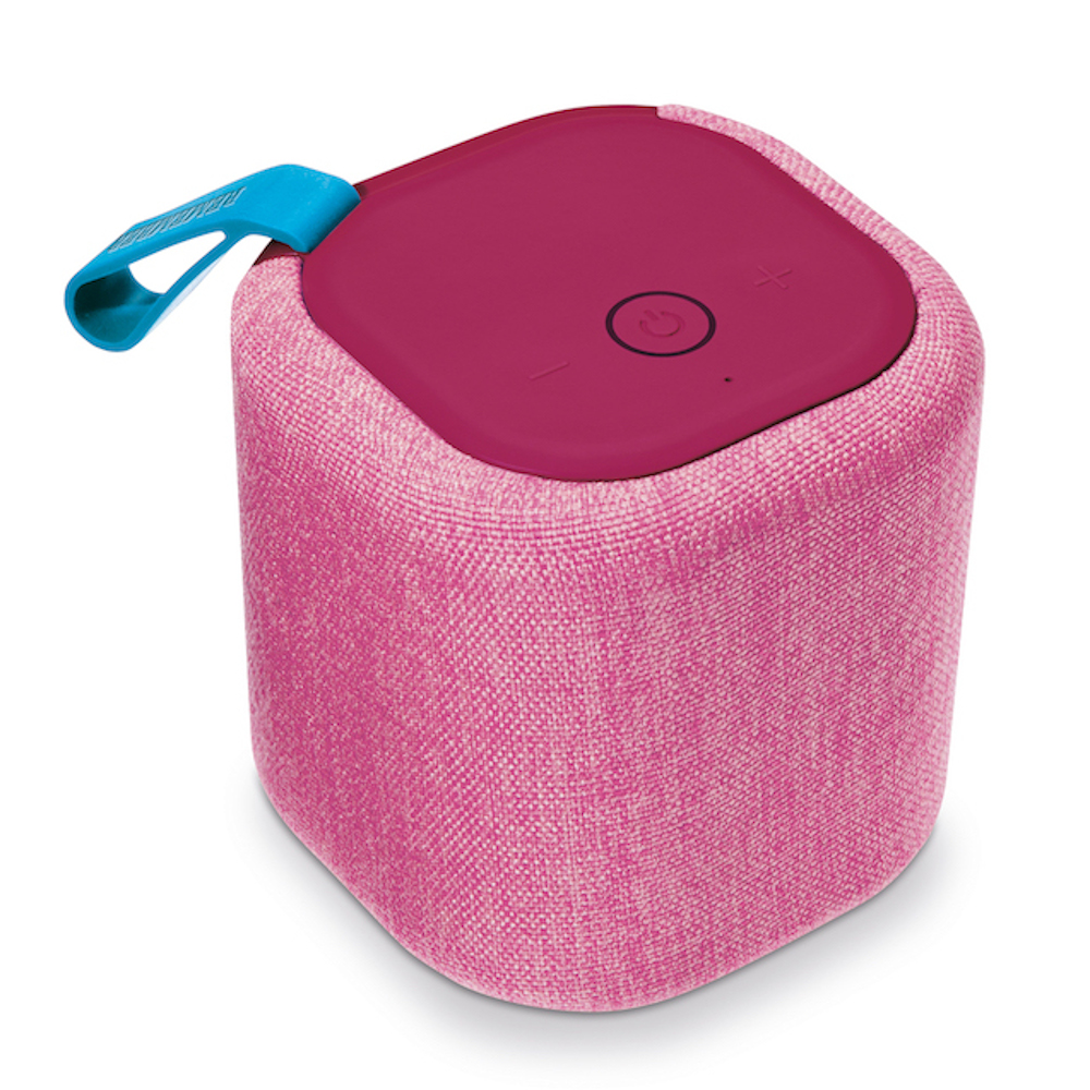 Remember Bluetooth Speaker Basso with USB Connection Berry Design In Crimson Pink