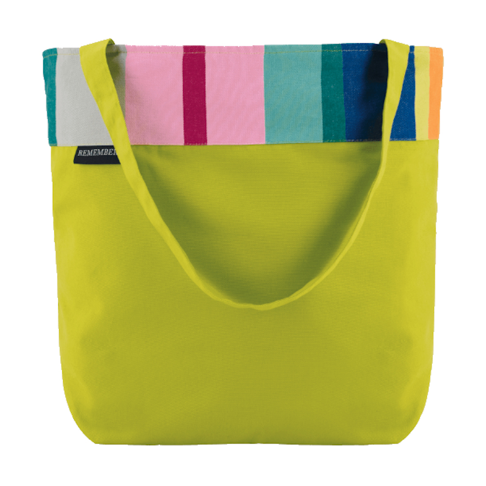 Remember Shoulder Bag For The Beach And Shopping Cotton Maui Design