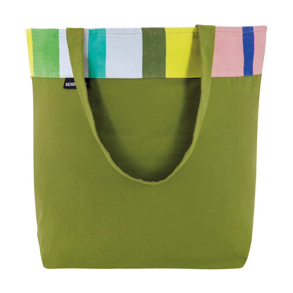 Remember Shoulder Bag For The Beach and Shopping Cotton Pino Design