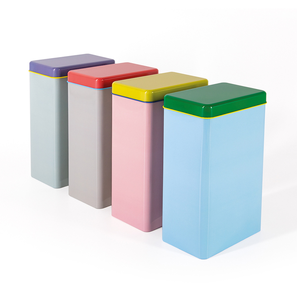 Storage Boxes In Tin Food Safe In A Set of 4