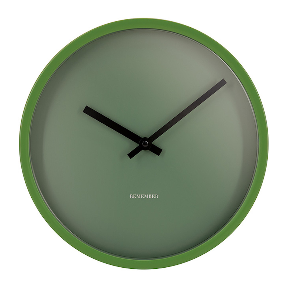 Remember 30cm Wall Clock In Aluminium Forest Design