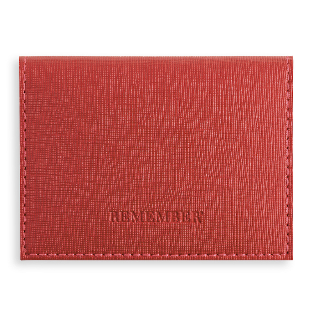 Remember Wallet with 8 Card Compartments In Chilli Red