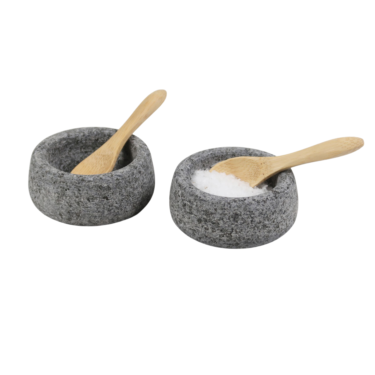 Garden Trading Granite Salt and Pepper Pinch Pots with Spoons