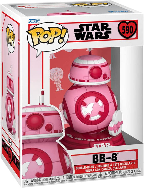 Pop Vinyl Figure Star Wars 590 Valentines Bb-8