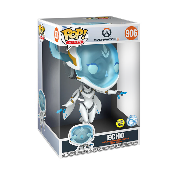 Pop! Vinyl Figure Jumbo 10" Overwatch 2 906 Echo (glow)