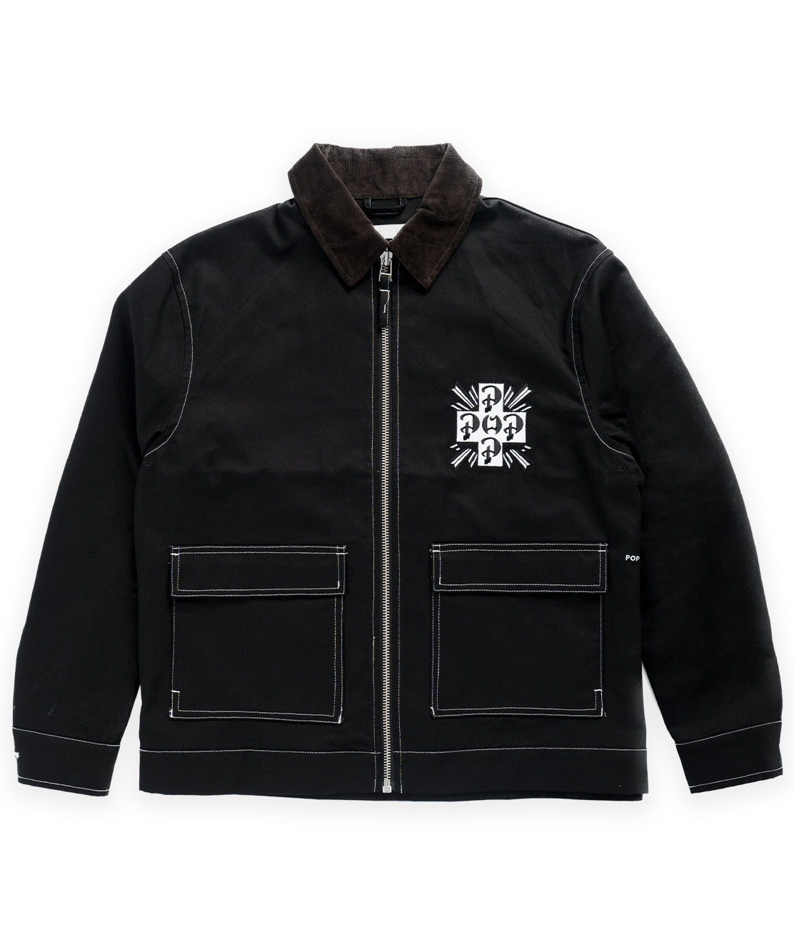 Pop Trading Company Full Zip Jacket - Black