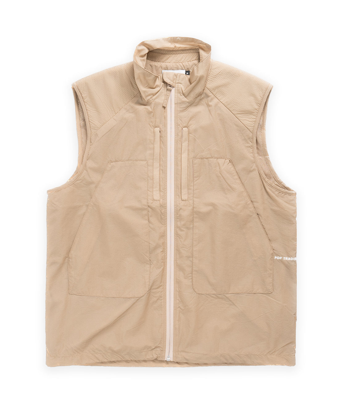 Pop Trading Company Safari Vest - Sesame