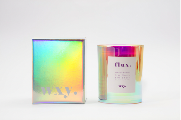 WXY Electro Candle Flux Oceanic Berries + Pale Amber