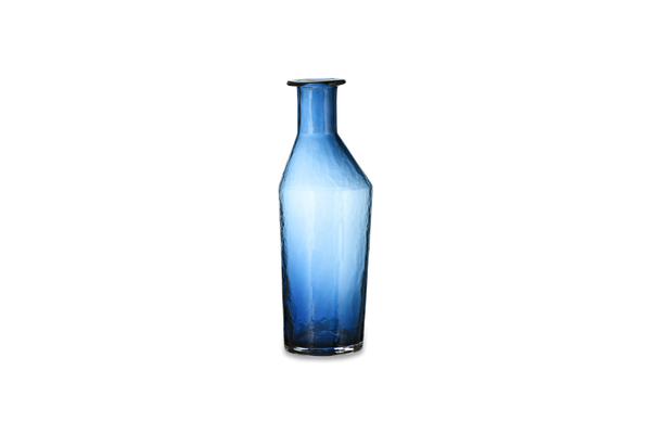 Zaani Indigo Glass Vase - Large