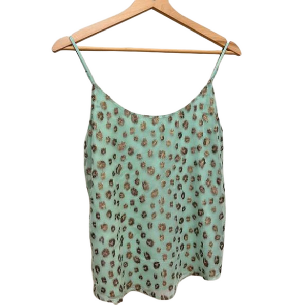 Mint Leopard Camisole - Faye