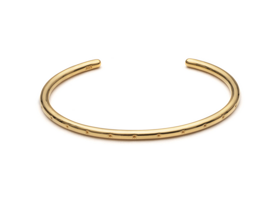 Gold Star Studded Bangle