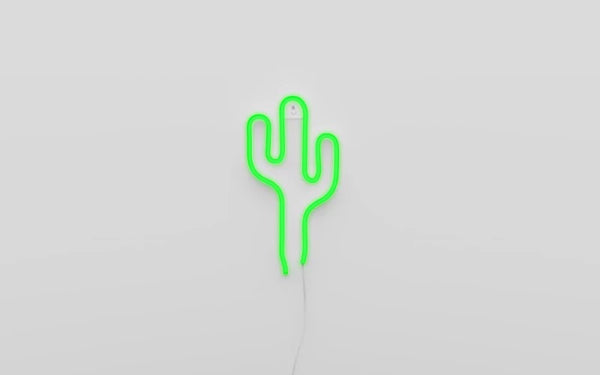 Ginga Neon Led Lamp Cactus