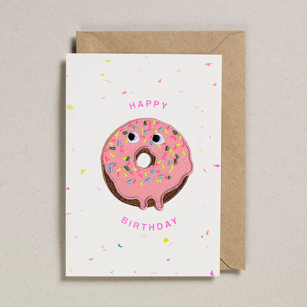 Doughnut Birthday Patch Card