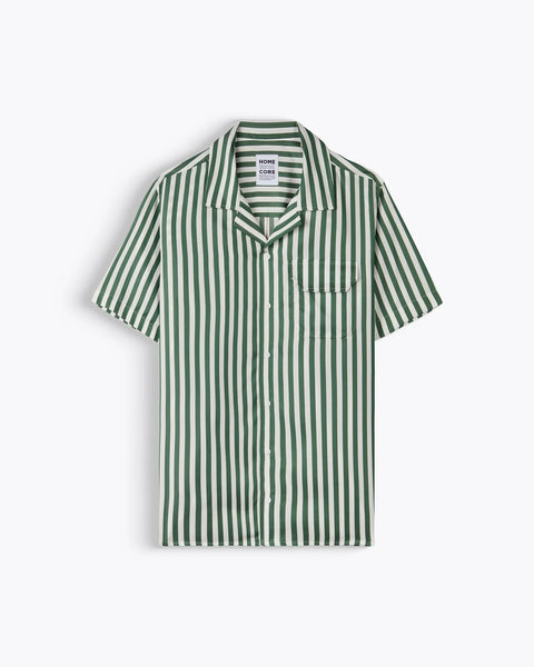 Chemise Guarda Monroe Green Cream Stripes