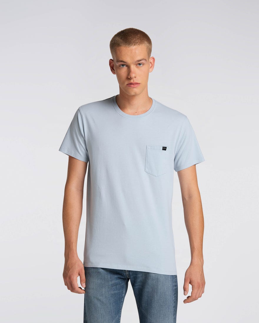 Blue Pocket T Shirt