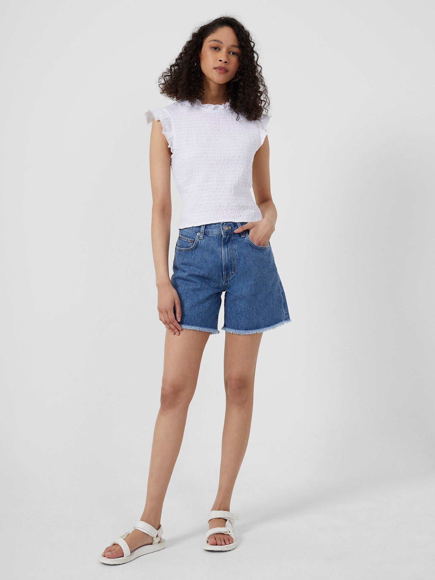 Denim Piper Recycled Boyfriend Shorts