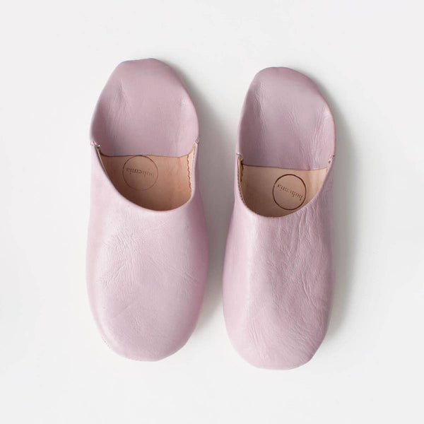 Moroccan Babouche Slippers - Parma Violet