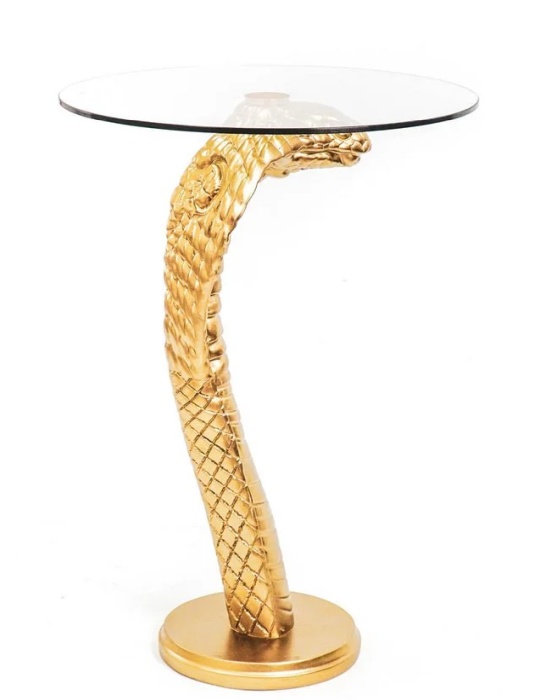 Cobra Side Table Gold