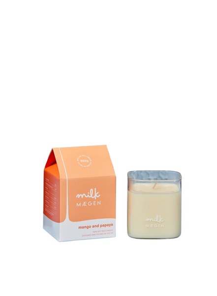 Milk Candle - Exotic Mango & Papaya