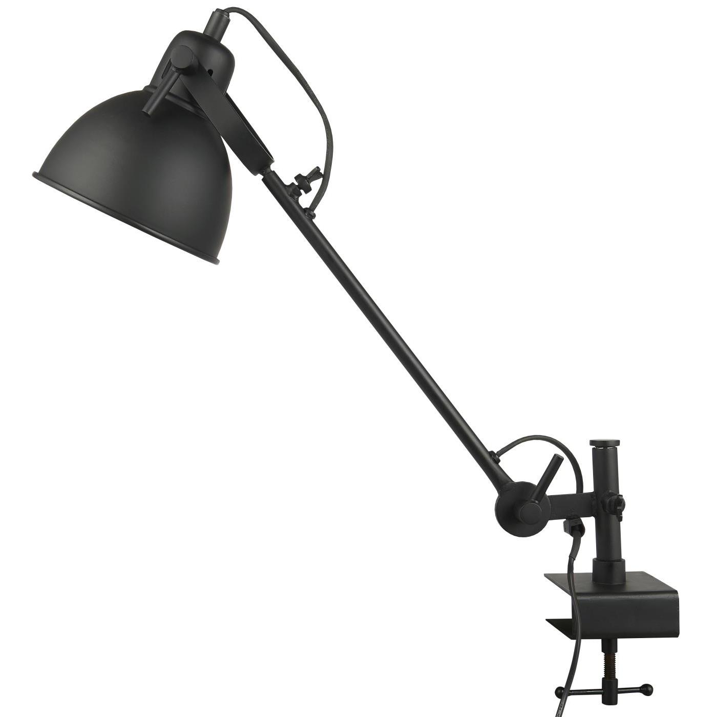 Ib Laursen Black Metal Lamp for Shelf