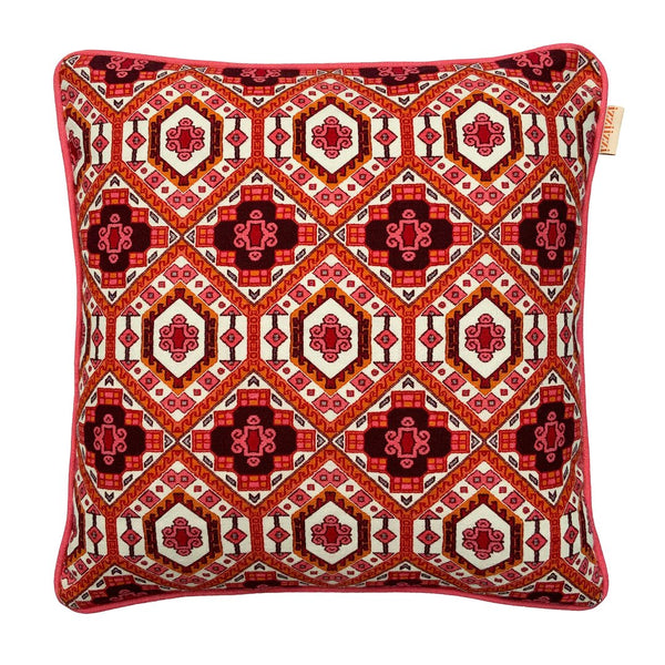 Georgia Bohemian Cushion - Red