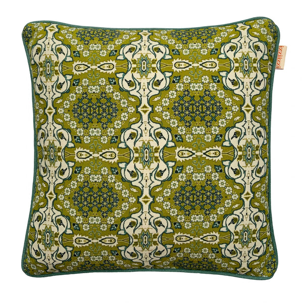 Joni Bohemian Cushion - Olive